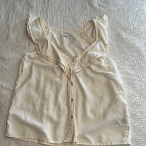 Old Navy flutter sleeve tank, size Small